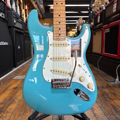 Fender Player II Stratocaster Electric Guitar Aquatone Blue image 1