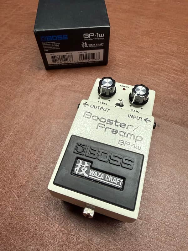Boss BP-1W Booster / Preamp Waza Craft 2023 - Present - White