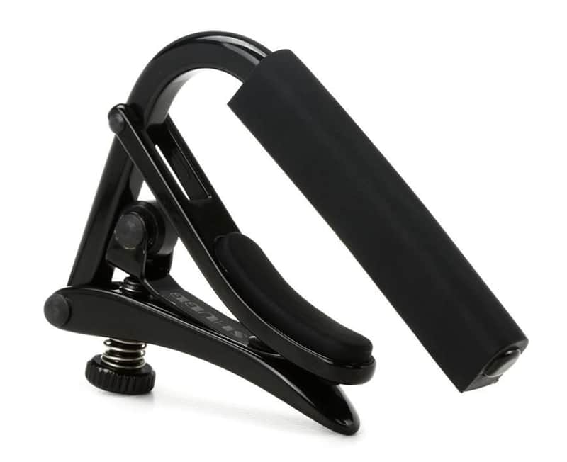 Shubb C1K Capo Noir Black Chrome Capo for Acoustic or Electric Guitars image 1