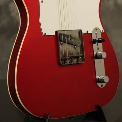 1985 Fender '62 reissue Custom Telecaster Double Bound Candy Apple Red MIJ Japan image 7