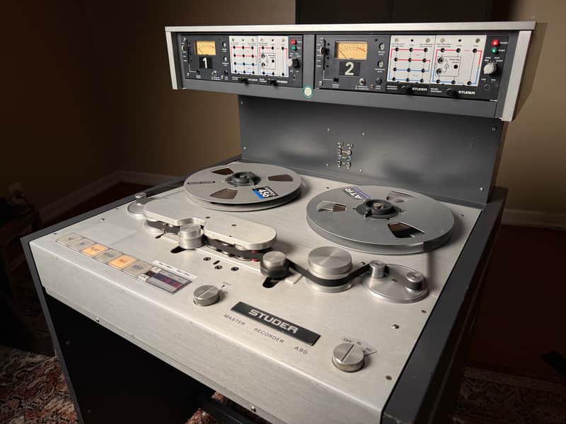 Studer A80-VU II 1/2" 2-Track Master Recorder + 1/4" Headstack | NAB | 15/30 IPS image 1