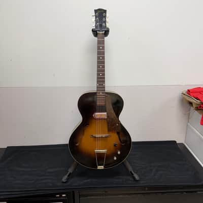 Vintage Gibson 1952 L-48 Hollowbody Archtop Acoustic Electric Guitar with DeArmond Gold Foil Pickup and Lifton Case image 2