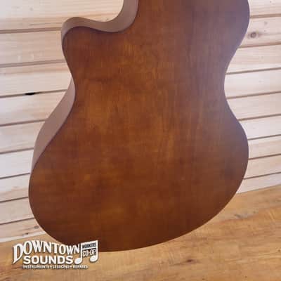Yamaha APX Thinline Cutaway A/E Guitar - Matte Natural Satin image 7