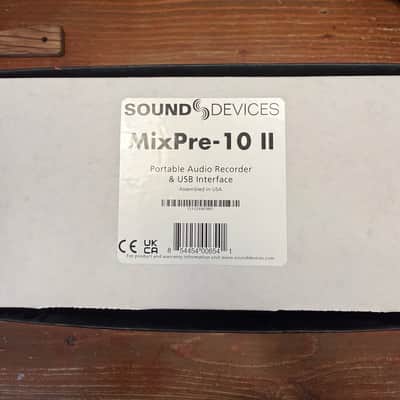 Sound Devices LLC Sound Devices MixPre-10 II Portable 32-Bit Float Multichannel Audio Recorder/Mixer, and USB Audio Interface 2025 - black image 8
