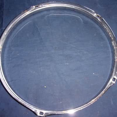 Rare NOS 12" Chrome 5 Lug Holes Rim Hoop Rack Tom / Top Snare Side New image 4