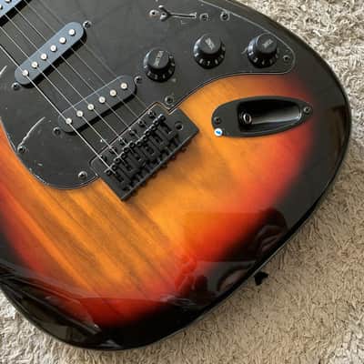 Tobacco Burst SSS Electric Guitar, Paulownia Body, Maple Neck image 4