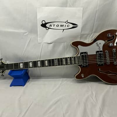 Hagstrom Alvar Limited Electric Guitar - Derby Brown Metallic image 1