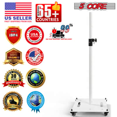 5 Core Speaker Stand Adjustable 61" Heavy Duty PA DJ Tripod Studio Monitor Stands image 9
