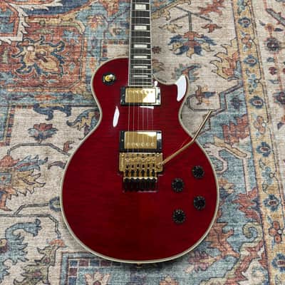Epiphone Alex Lifeson Signature Les Paul Custom Axcess Ruby image 1