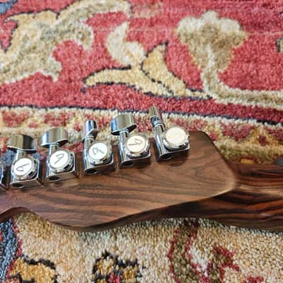 Custom Built Telecaster- Lindy Fralin, solid Rosewood neck, 2000's - Natural image 8