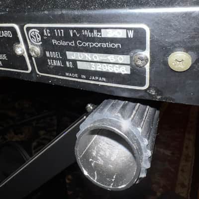 Roland Juno-60 61-Key Polyphonic Synthesizer 1982 - 1984 - Black image 9