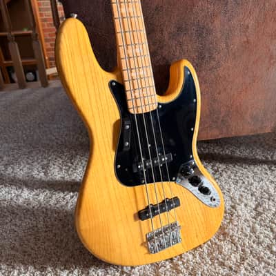Fedner Made in Japan FSR Traditional 70s Jazz Bass - Vintage Natural - 2025 image 2