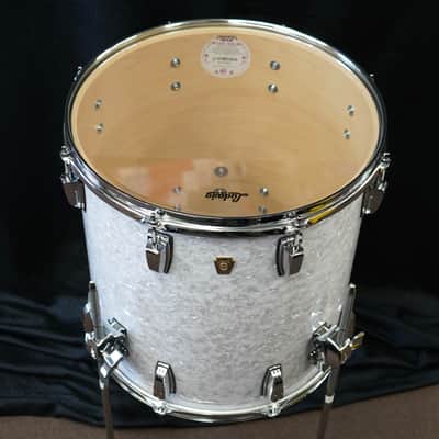 Ludwig USA Classic Maple Series 16x16" Floor Tom w/ Legs - White Marine Pearl image 4