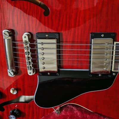 2022 Gibson ES-335 Figured Semi-Hollow with Block Inlays - Cherry image 12