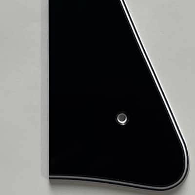 For Fit Gibson Les Paul LP 1978 3-Pickups Project Guitar Pickguard 4 Ply Black image 1