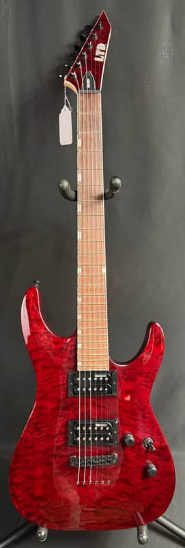 ESP LTD MH-200QM NT Electric Guitar See-Thru Black Cherry (441) image 1