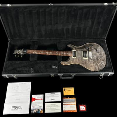 2012 Paul Reed Smith PRS 408 Flame Top with Birds ~ Grey Black image 12