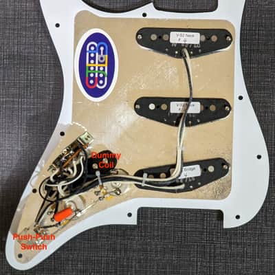 CJLab Pickups Pickguard Set with Dummy Coil for Noise Cancelling image 2