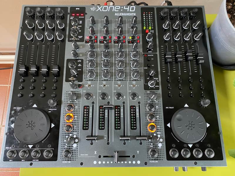 Allen & Heath XONE:4D Universal DJ Controller 2010s - Black image 1