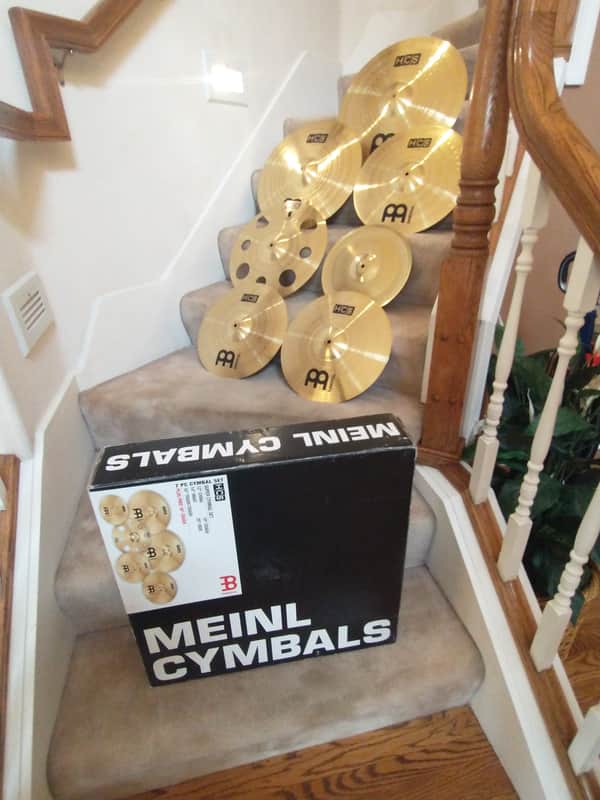 Meinl HCS seven piece super cymbal set in original box never used! image 1