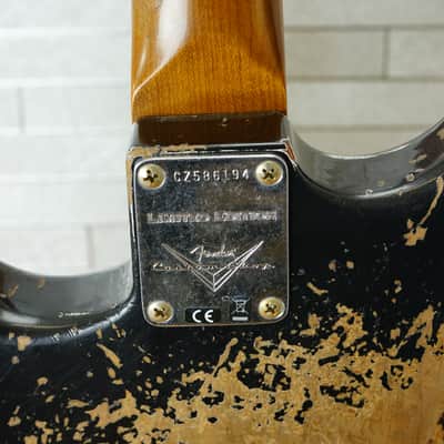 Fender Custom Shop 2025 LTD Roasted Bighead 1966 Stratocaster Super Heavy Relic - Aged Black image 10
