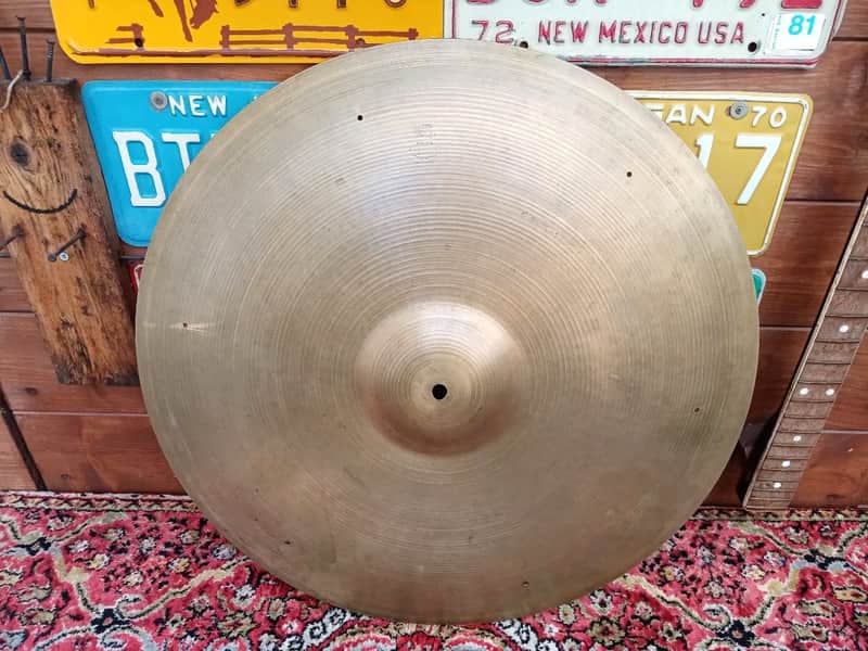 ZILDJIAN A 22” Ride, 1960s (15-C15\4AVAL) image 1