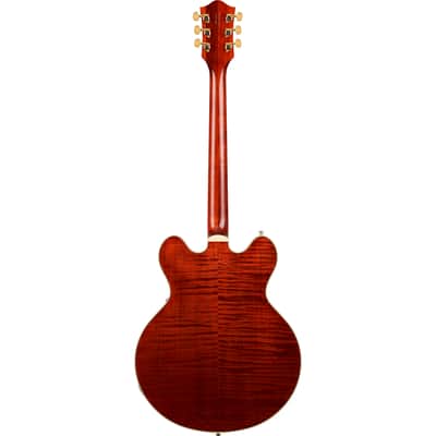Gretsch Broadkaster LX Figured Center Block Electric Guitar - Bourbon Stain image 3