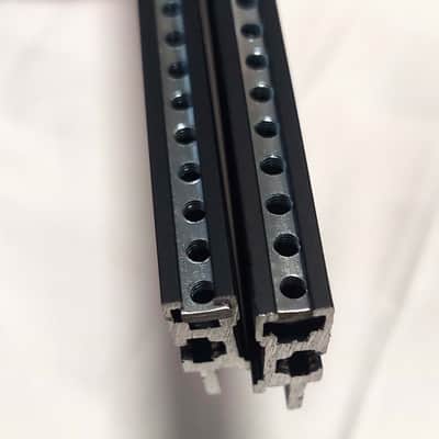 2 x 126hp Eurorack Rails with Threaded Strips (Pair of rails) image 4