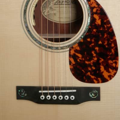 Larrivee Custom LV-10E Madagascar Rosewood Back & Sides, Moon Spruce Top, Dragon ,Vine-Vase Cutaway image 10