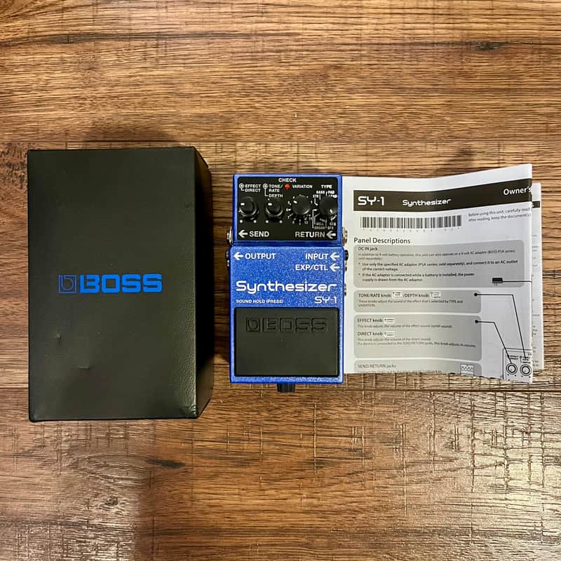 Boss SY-1 Synthesizer with Box and Manual image 1