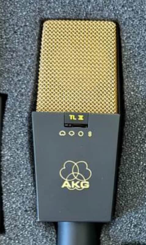 AKG C414 TLII w/ Original Mic Stand Clip and Case image 1