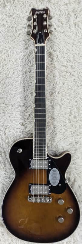 Gretsch Electromatic Premier Solid Body Jet, Ebony Fretboard, Robusto Burst image 1
