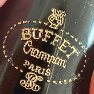 Buffet Crampon  B-12 Bb Clarinet with original hard shell plastic molded case. - Black (resin/composite) body, and Silver/nickel keys image 18