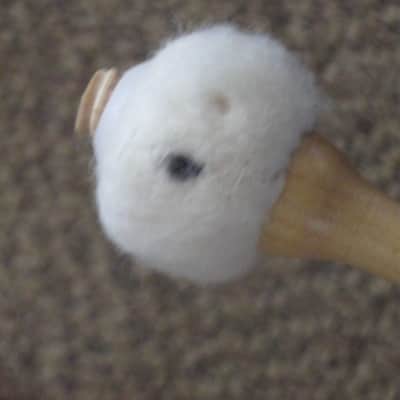 ONE pair new old stock Regal Tip 601SG, GOODMAN # 1, TIMPANI MALLETS HARD, inner wood core covered with first quality white damper felt, hard rock maple haandles / shaft (includes packaging) image 7