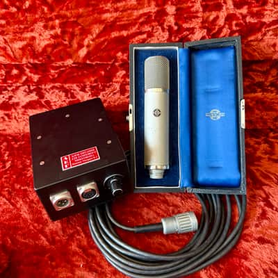 Neumann UM57 tube microphone system 1950’s - Nickel original vintage Gefell Germany m7 u47