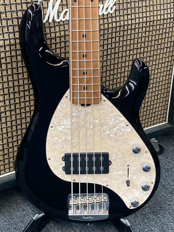 Ernie Ball Music Man StingRay Special 5 H with Roasted Maple Fretboard 2018 - Present - Black image 1