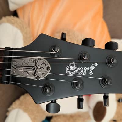 2008 Cort EVL Z2,   Satin Black, VG image 5