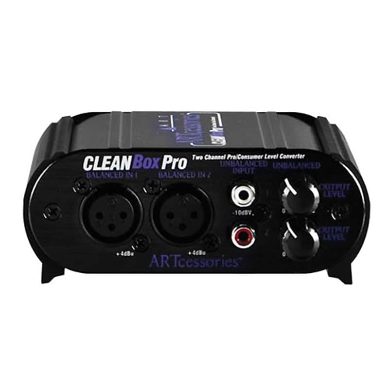 ART Two Channel Pro Converter. XLR, RCA and 1/8" I/O w/ 12V AC Adaptor image 1