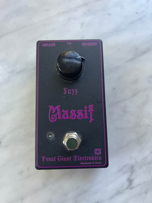 Frost Giant Electronics Massif 1-knob Fuzz Pedal image 1