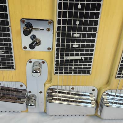 Fender Vintage Custom T-8 Triple-Neck Lap Steel, 1952, Blonde, Pre-Stringmaster, w/Case, RARE image 13