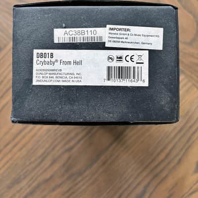 Dunlop DB01B Dimebag Cry Baby From Hell Wah – Black Camo – Made in USA – Box, Papers & Tool – Never Used image 8