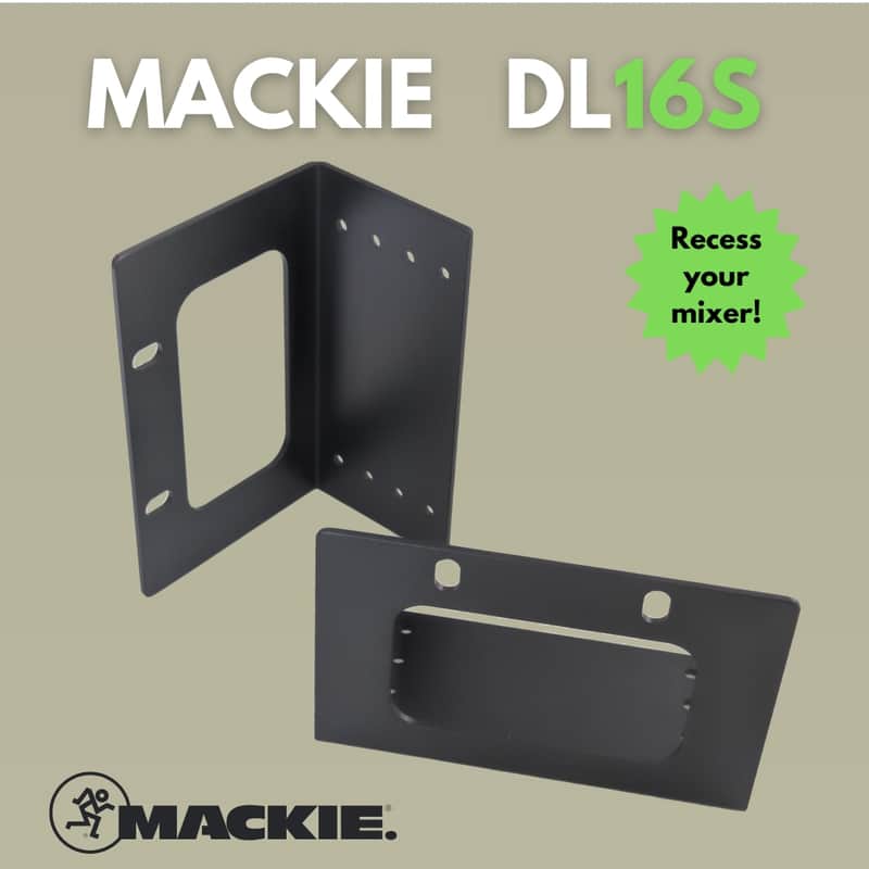RECESSIBLE MACKIE 19" Rack Ears (Pair) for DL16S & DL16SE image 1