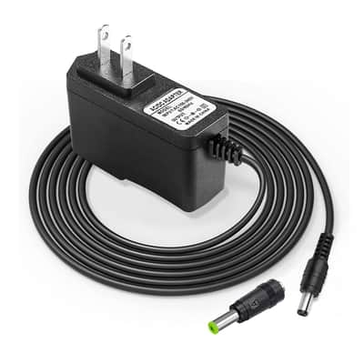 9V Ac/Dc Casio Charger Power Adapter Compatible For Casio Piano Ad-5 Ad-5Mu, Casio Keyboard Wk-200 Wk-210 Ct-360 Ctk-496 Ctk-500 Ctk-519 Ctk-573 Ctk-593 Ctk-611 Ctk-720 Ctk-2100 Power Supply Cord