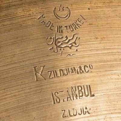 Zildjian 1950-53' K Zildjian Istanbul 20" Thin Ride Old Stamp Type IIIa 1,862g image 2