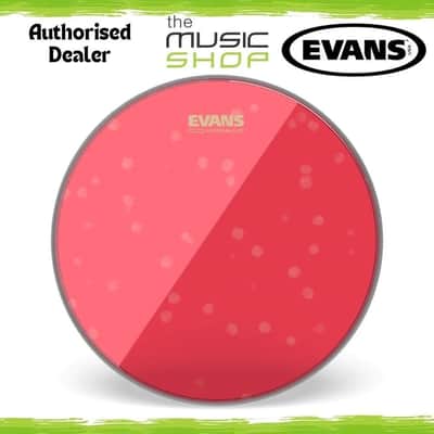 Evans 8" Hydraulic Red Drum Head, 8 Inch Tom Batter Drumhead - TT08HR image 1