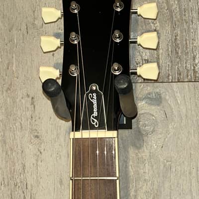 NEW Vintage V100-AFD Reissued Paradise Series Single Cut - Flamed Amber, Support Small Business and Buy It Here! image 7