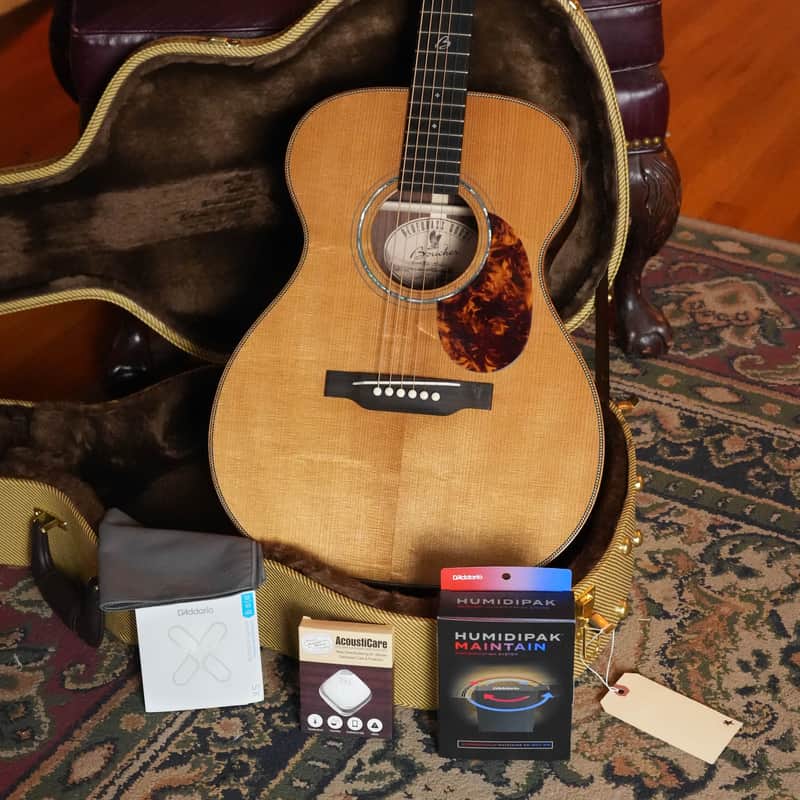 Boucher BG-51-GM Torrefied Adirondack/Rosewood Bluegrass Goose Gold and Masterworks Package Dreadnought Acoustic Guitar #1093 image 1