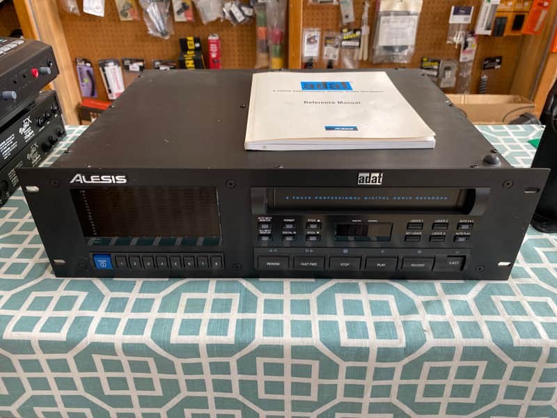Alesis ADAT 16-Bit 8-Track Digital Audio Recorder 1991 - 1995 - Black image 1