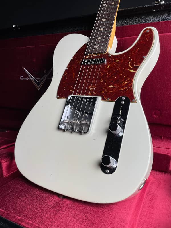 Fender Custom Shop 1963 Telecaster Journeyman - Aged Olympic White (2025) image 1