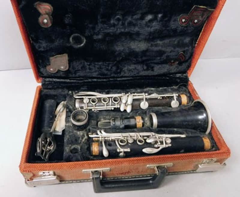 LeBlanc Normandy 4 Wood Soprano Clarinet, France, with case image 1